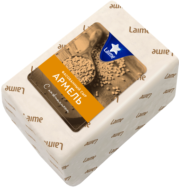 Изображение Сыр 50% полутвердый Лайме армель с пажитником Продлайн  