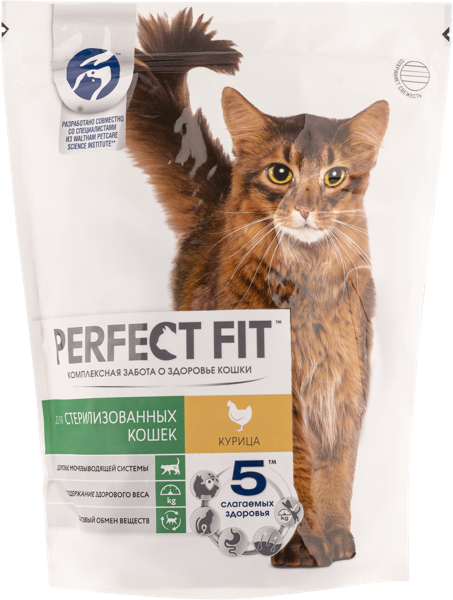 Изображение Корм для стерилиз кошек Перфект Фит курица Марс м/у, 650 г
