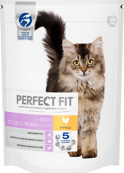 Изображение Корм для котят Перфект Фит курица Марс м/у, 650 г