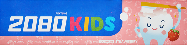 Изображение Зубная паста детская Дентал клиник 2080 клубника Экён к/у, 80 мл