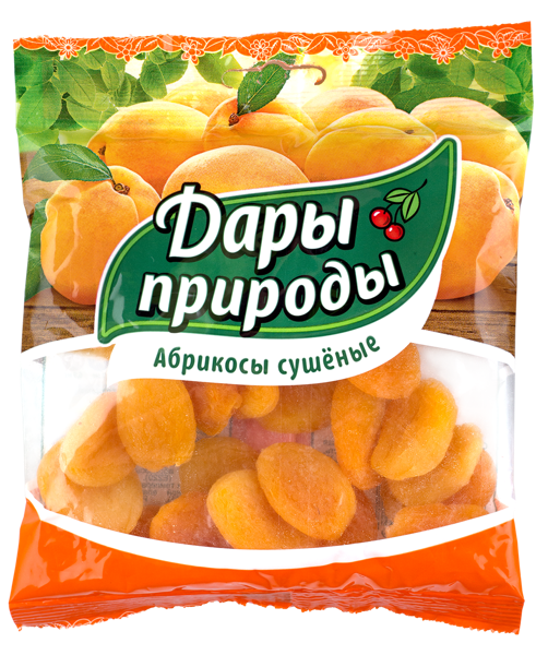 Изображение Сухофрукты сушеные Дары природы абрикосы МОК производство м/у, 150 г