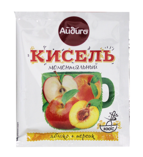 Изображение Кисель Айдиго яблоко персик Айдиго м/у, 25 г