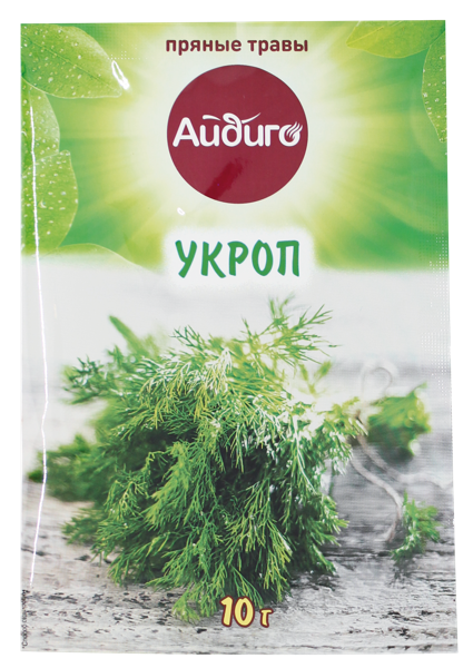 Изображение Укроп сушеный Айдиго Айдиго м/у, 10 г