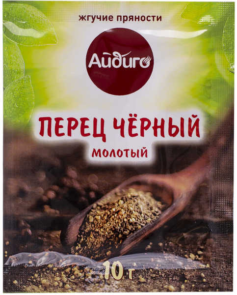 Изображение Перец черный молотый Айдиго Айдиго м/у, 10 г