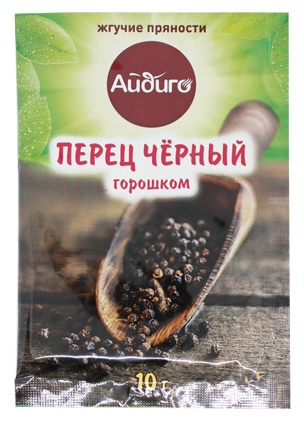 Изображение Перец черный горошек Айдиго Айдиго м/у, 10 г