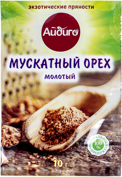 Изображение Мускатный орех молотый Айдиго Айдиго м/у, 10 г