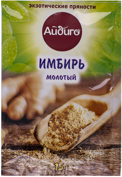 Изображение Имбирь молотый Айдиго Айдиго м/у, 15 г