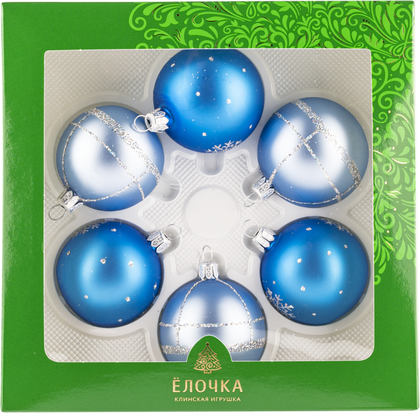 Изображение Набор Кристалл стекло Ёлочка с130 Клинская игрушка к/у, 1 упак