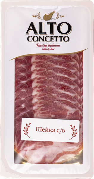 Изображение Мясо свиное сыровяленое нарезка Альто Кончетто шейка коппа ТД ВИК п/у, 100 г