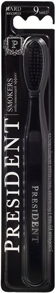 Изображение Зубная щетка жесткая Президент смокерс Чжэцзян Жасмин к/у, 1 шт