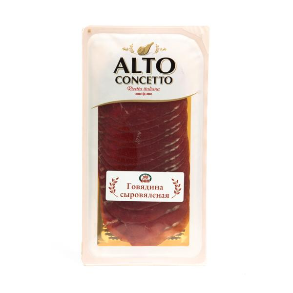 Изображение Мясо говяжье сыровяленое нарезка Альто Кончетто брезаола ТД ВИК п/у, 100 г