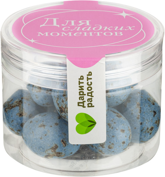 Изображение Драже в голубой глазури Болчи яйца перепелиные джандуйя Болчи Чиколата м/у 