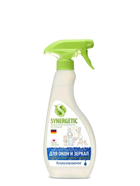 Изображение Средство для стекол и зеркал Синергетик БИО чистота без разводов Синергетик п/у, 500 мл