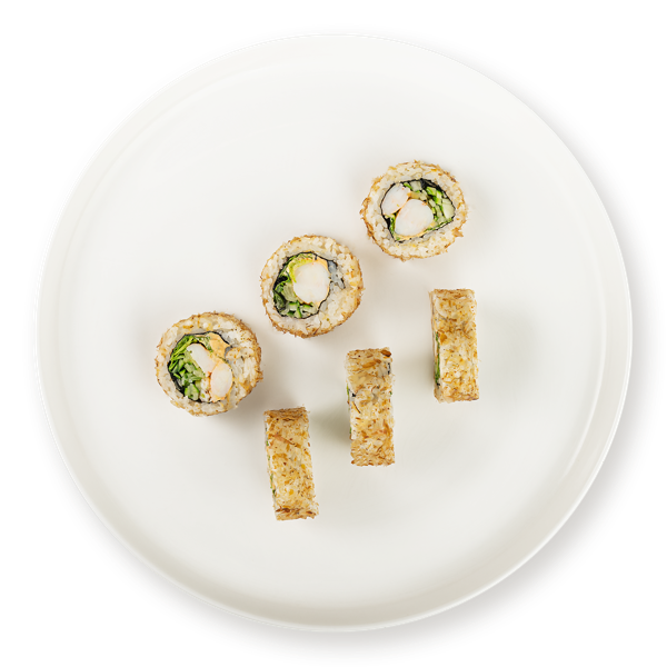 Изображение Ролл в стружке тунца С креветкой огурцом творожным сыром спайси СП ТАБРИС пл/уп, 25 г