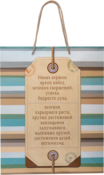 Изображение Пакет 26*32 см ламинированный Асса в ассортименте Асса , 1 шт