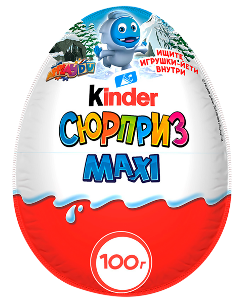 Изображение Шоколад яйцо с фигуркой Киндер Сюрприз маша и медведь Ферреро м/у, 100 г