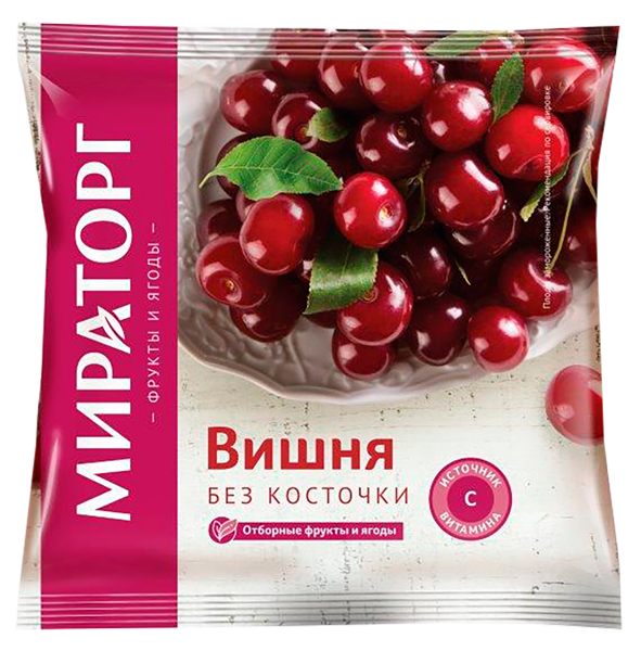 Изображение Ягоды замороженные Мираторг вишня без косточки Мираторг ТК м/у, 300 г