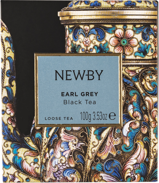 Изображение Чай черный Ньюби эрл грей Ньюби Тиз кор, 100 г