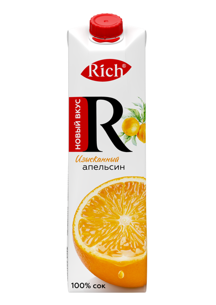 Изображение Сок Рич апельсин Мултон т/п, 1 л