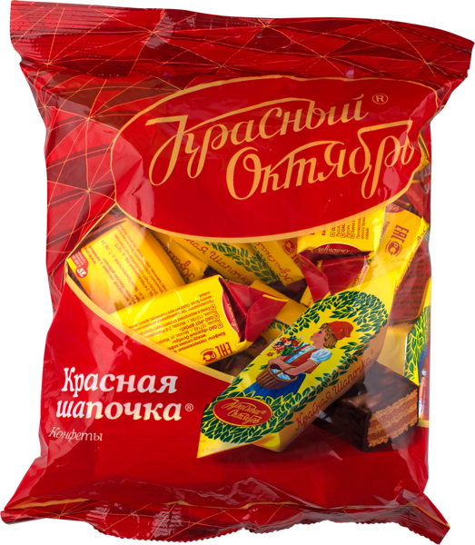 Изображение Конфеты вафельные Красная шапочка ОК Красный Октябрь м/у, 250 г