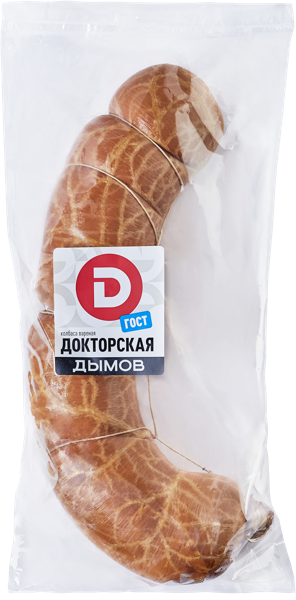 Изображение Колбаса вареная Дымов докторская гост Дымовское КП синюга 