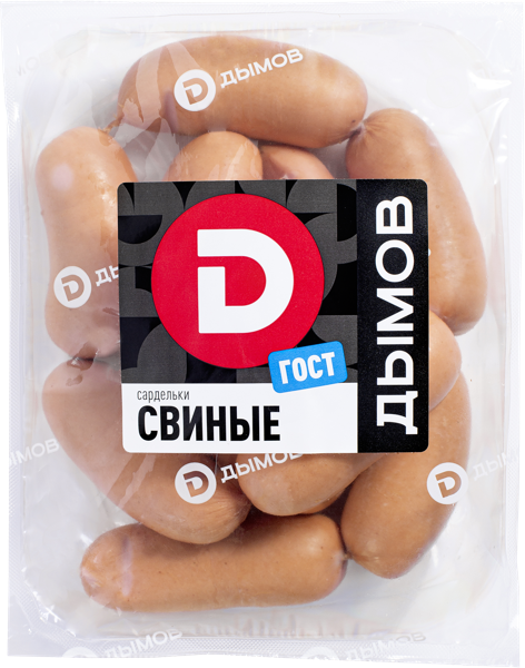 Изображение Сардельки Дымов свиные Дымовское КП в/у 