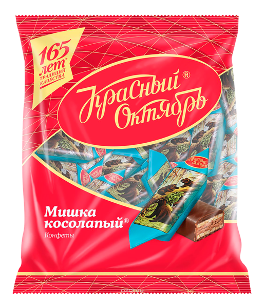 Изображение Конфеты вафельные Мишка косолапый пралине ОК Красный Октябрь м/у, 200 г