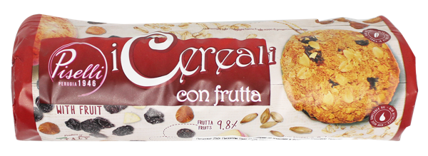 Изображение Печенье злаковое Оре Лиете из Умбрии со злаками и фруктами Тедеско м/у, 250 г
