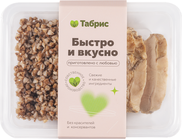 Изображение Набор Куриное филе су-вид с отварной гречкой СП ТАБРИС ГВУ, 240 г