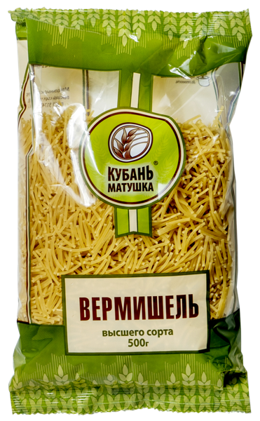 Изображение Макароны г. Краснодар Кубань матушка вермишель Югоптторг-23 м/у, 500 г