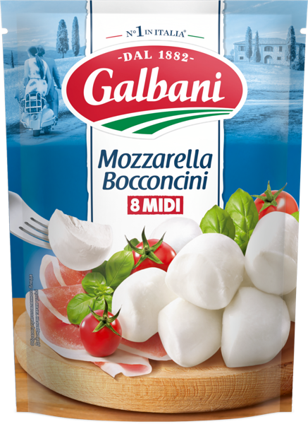 Изображение Сыр 45% свежий Гальбани моцарелла боккончини Лакталис м/у, 200 г