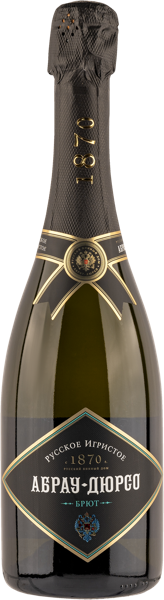 Изображение Вино игристое белое брют Абрау Дюрсо ЗГУ русское Абрау Дюрсо с/б, 0,75 л