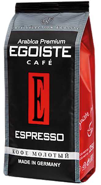 Изображение Кофе молотый Эгоист эспрессо Дек ЛТД м/у, 250 г