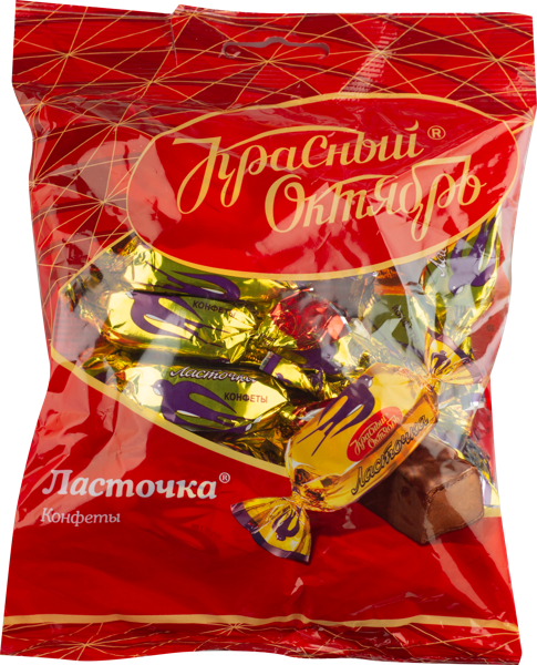 Изображение Конфеты помадка в глазури Ласточка ОК Красный Октябрь м/у, 250 г