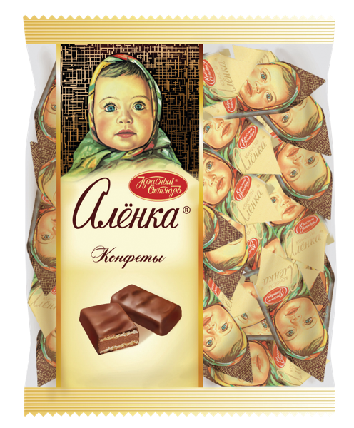 Изображение Конфеты вафельные Аленка ОК Красный Октябрь м/у, 250 г