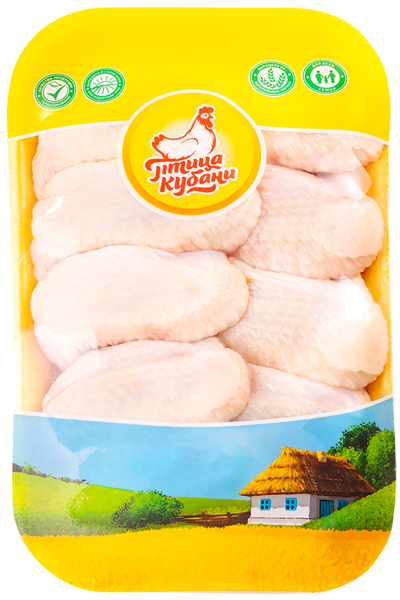 Изображение Птица охлаждённая Птица Кубани крыло цыпленка-бройлера Агрокомплекс АО лоток 