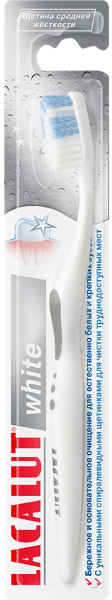 Изображение Зубная щетка средняя Лакалют вайт Аркам Гмбх п/у, 1 шт