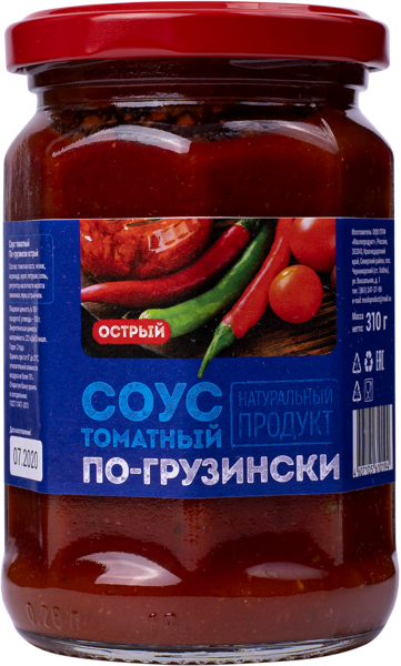 Изображение Соус томатный по-грузински Маслопродукт с/б, 310 г