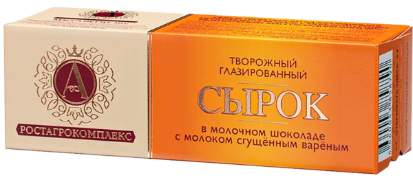Изображение Сырок творожный 26% в молочном шоколаде А.РостАгроКомплекс с молоком вареным РостАгроКомплекс кор, 5