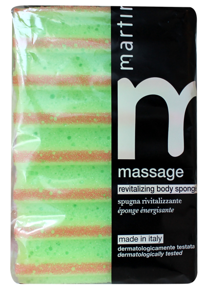 Изображение Мочалка для тела Мартини колор цветная полоска Мартини спа м/у, 1 шт