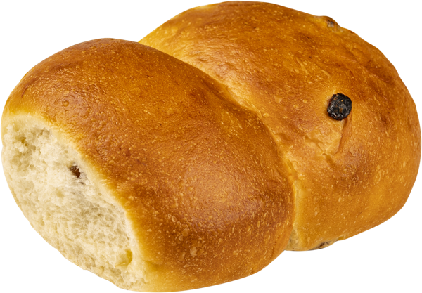 Изображение Булочка сдобная пшеничная Домашняя с изюмом СП ТАБРИС м/у, 80 г