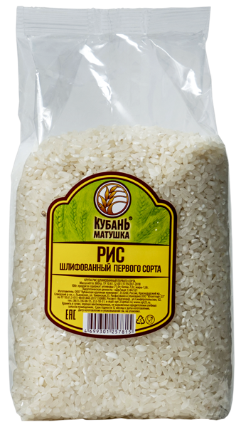Изображение Рис круглозерный Кубань матушка Югоптторг-23 м/у, 800 г