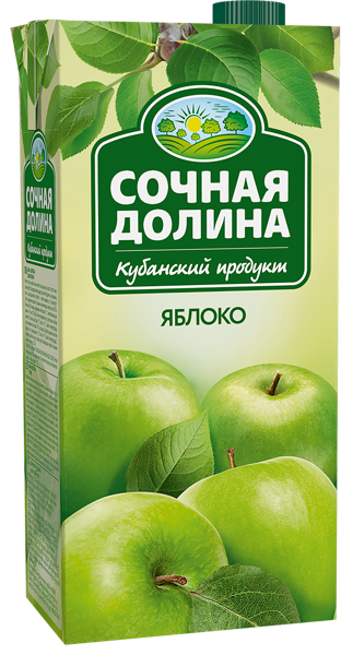 Изображение Нектар Сочная долина яблоко ЮСК т/п, 1,93 л
