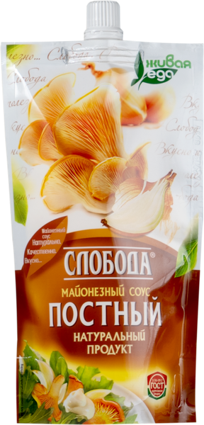Изображение Майонез 56% Слобода постный ЭФКО м/у, 192 г