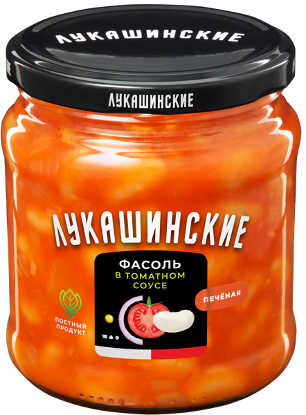 Изображение Фасоль печеная Лукашинские по-домашнему МКЗ с/б, 450 г
