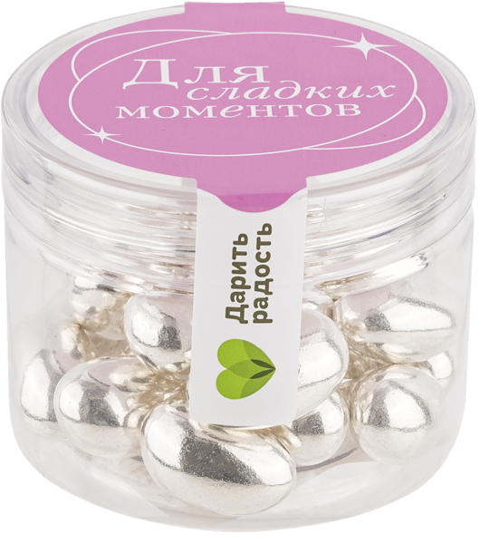 Изображение Драже в молочном шоколаде Мискетс миндаль серебристый Пакель м/у 