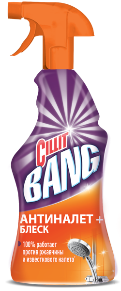 Изображение Средство для сантехники Силит бенг антиналет+блеск спрей Бенкизер п/у, 750 мл