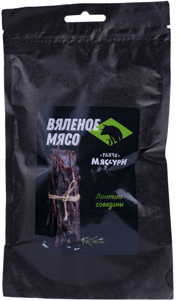 Изображение Мясо вяленое Мяссури говядина ломтики Сервис Юнит м/у, 50 г