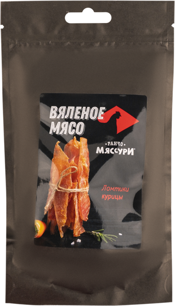 Изображение Мясо вяленое Мяссури курица ломтики Сервис Юнит м/у, 50 г