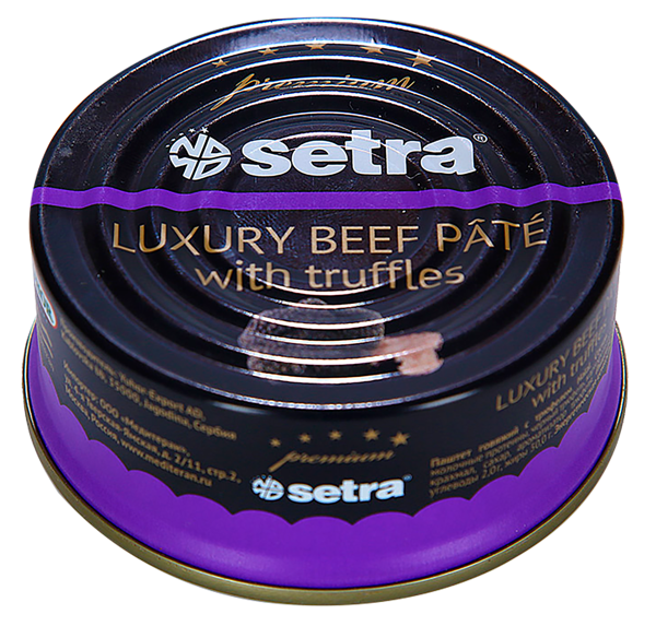 Изображение Паштет Сетра премиум говядина с трюфелем Яхор ж/б, 100 г